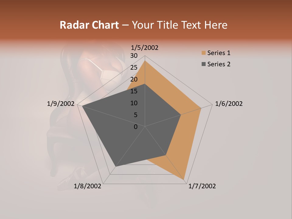Darkness Curves Ballet PowerPoint Template
