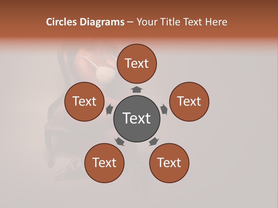 Darkness Curves Ballet PowerPoint Template