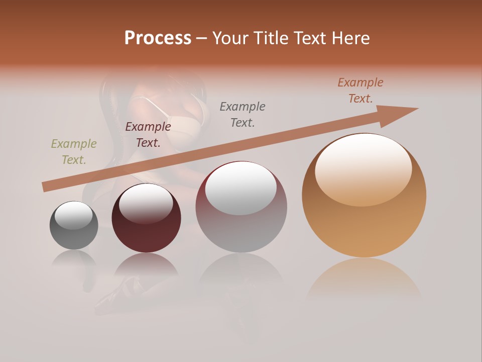 Darkness Curves Ballet PowerPoint Template