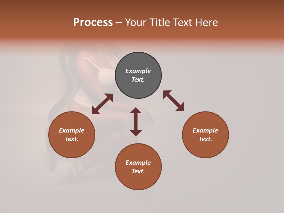 Darkness Curves Ballet PowerPoint Template