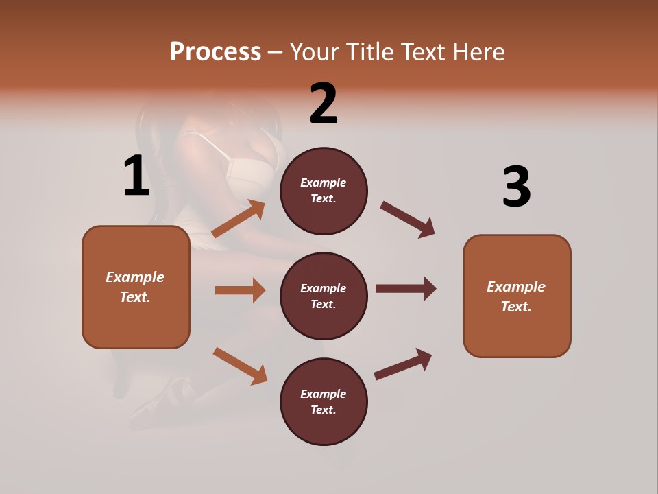 Darkness Curves Ballet PowerPoint Template