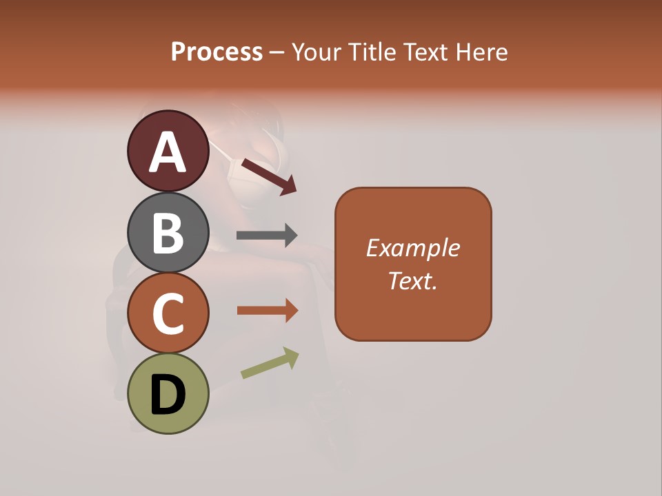 Darkness Curves Ballet PowerPoint Template