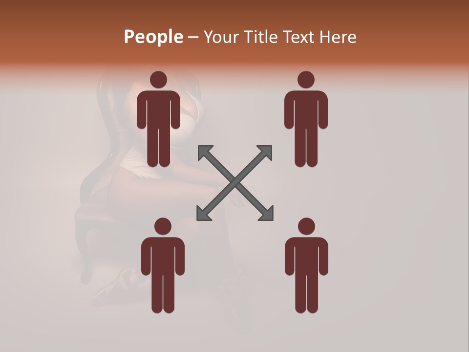 Darkness Curves Ballet PowerPoint Template