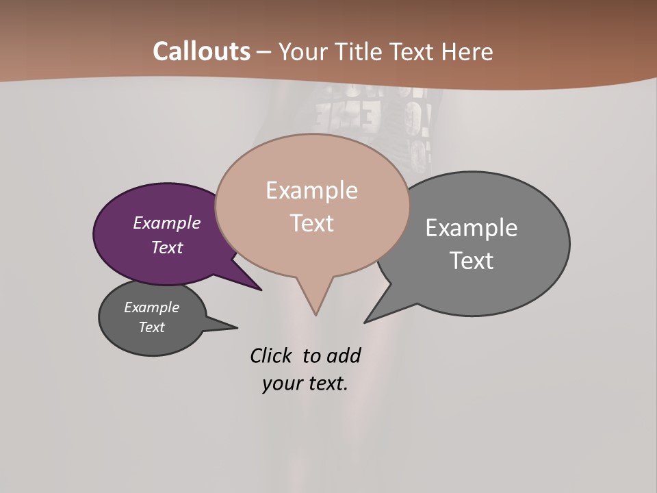 Belly White Body PowerPoint Template