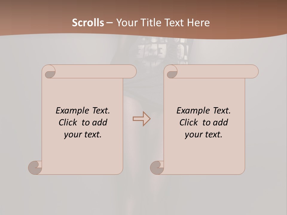 Belly White Body PowerPoint Template