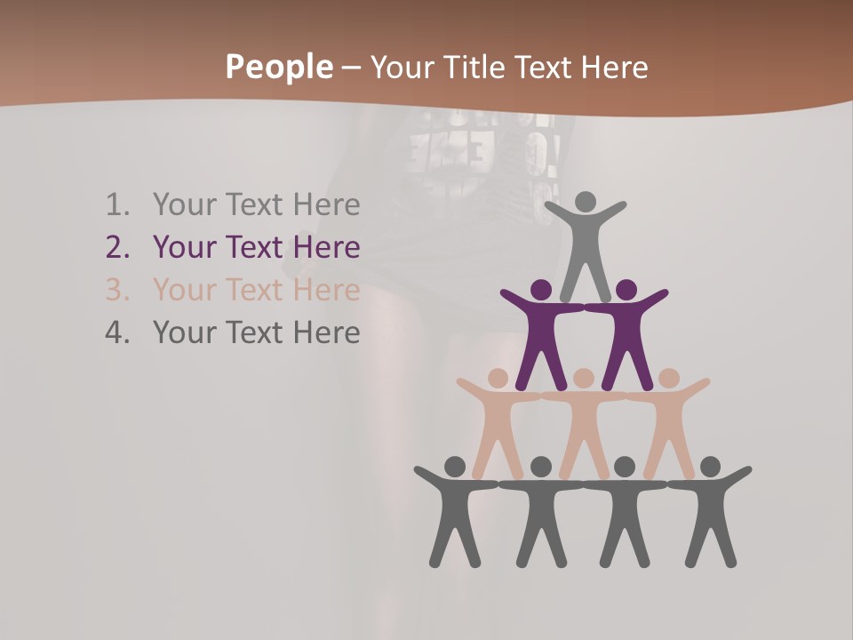 Belly White Body PowerPoint Template