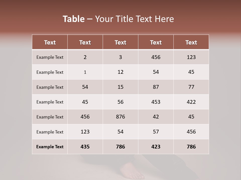 Tantalising Floor Atmospheric PowerPoint Template