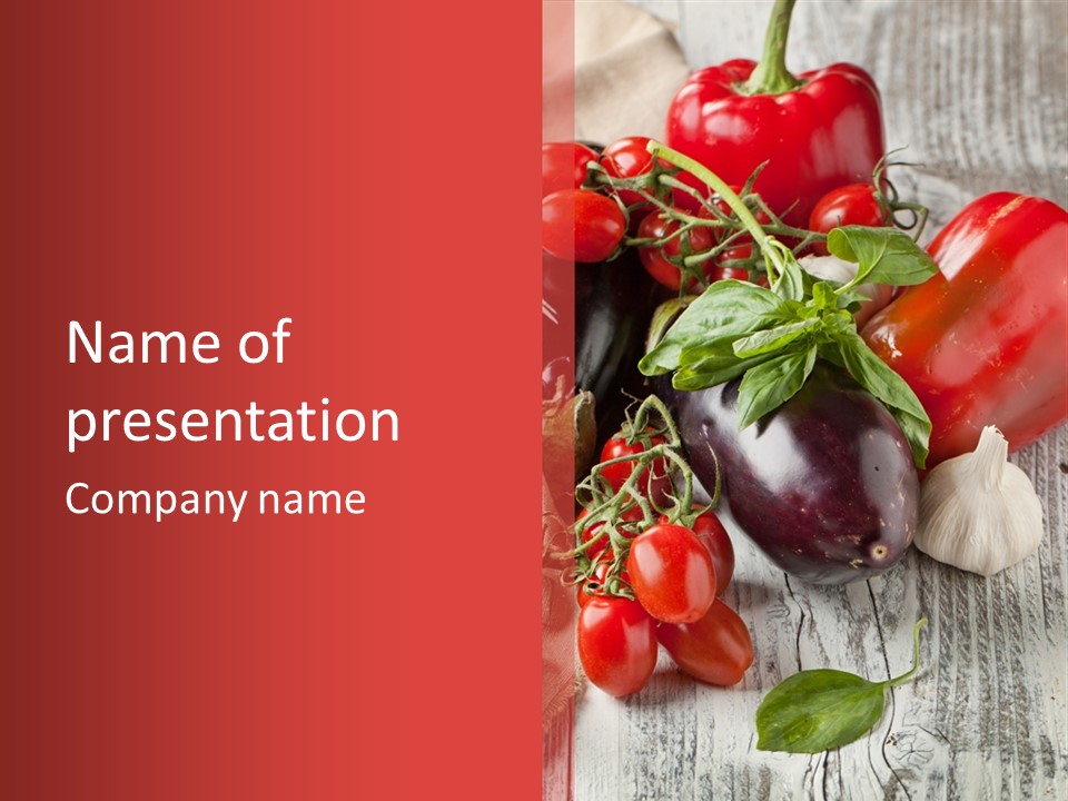 Chives Seasoning Growing PowerPoint Template