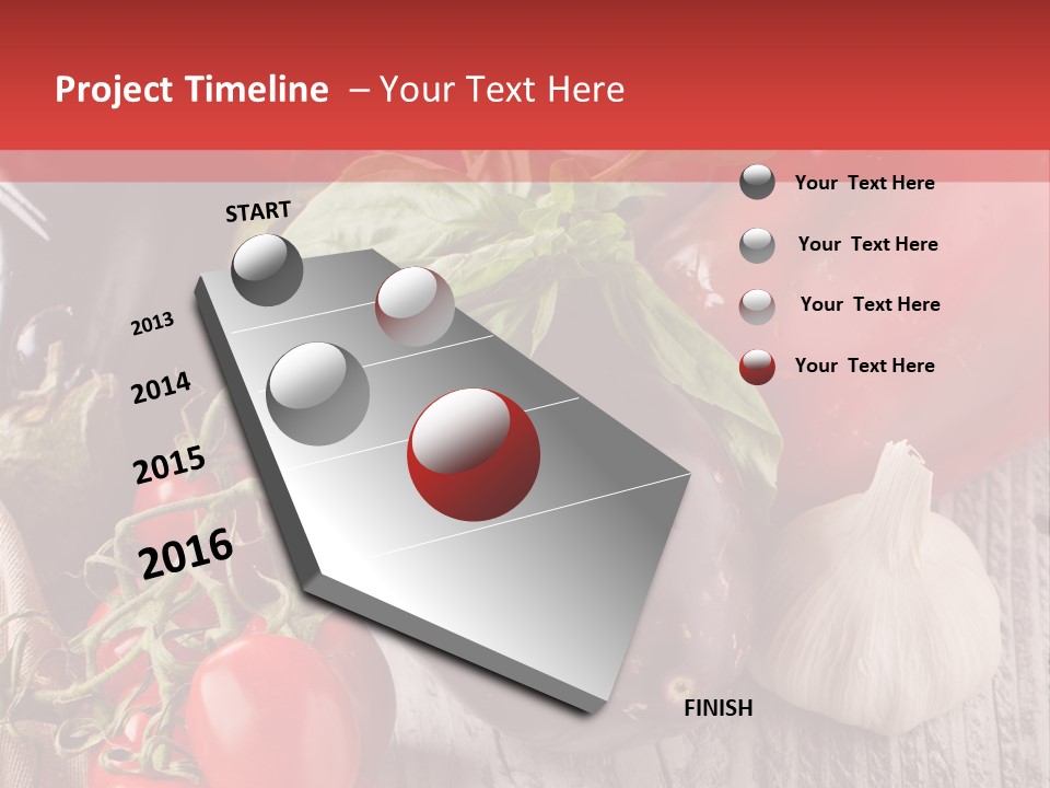 Chives Seasoning Growing PowerPoint Template