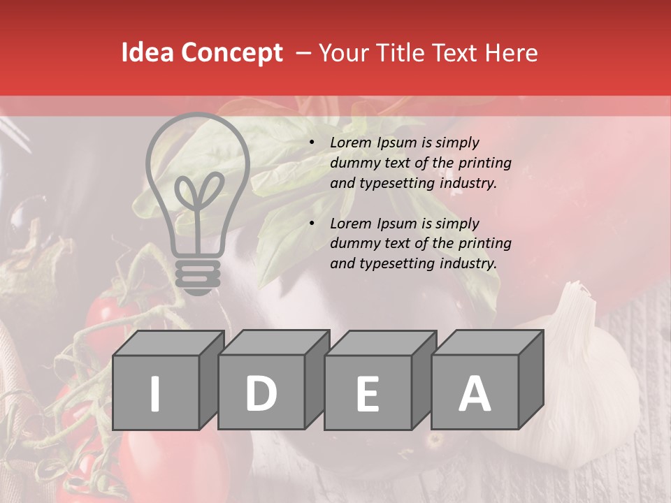 Chives Seasoning Growing PowerPoint Template