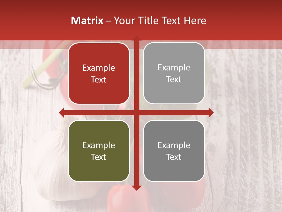 Ripe Vegetable Diet PowerPoint Template