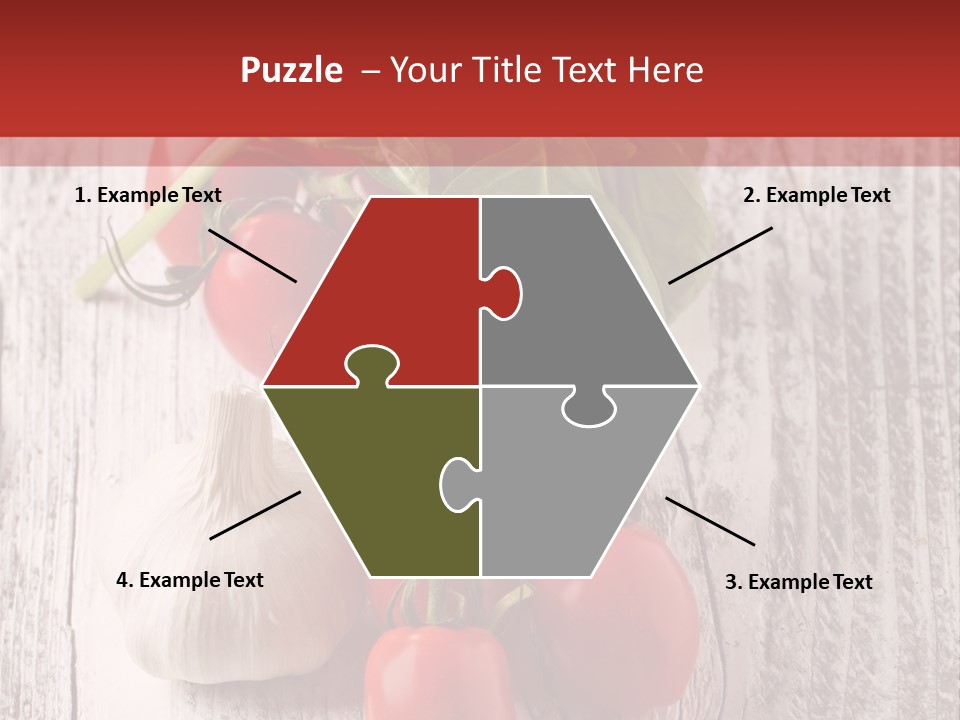 Ripe Vegetable Diet PowerPoint Template