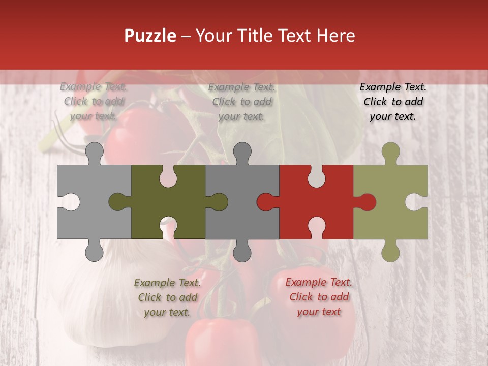 Ripe Vegetable Diet PowerPoint Template