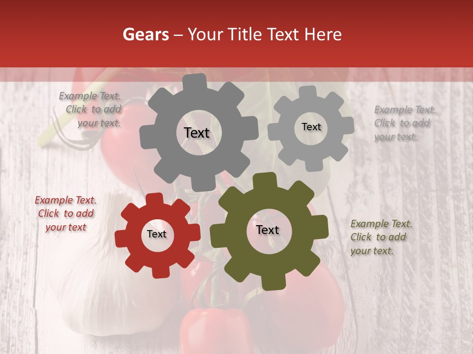 Ripe Vegetable Diet PowerPoint Template