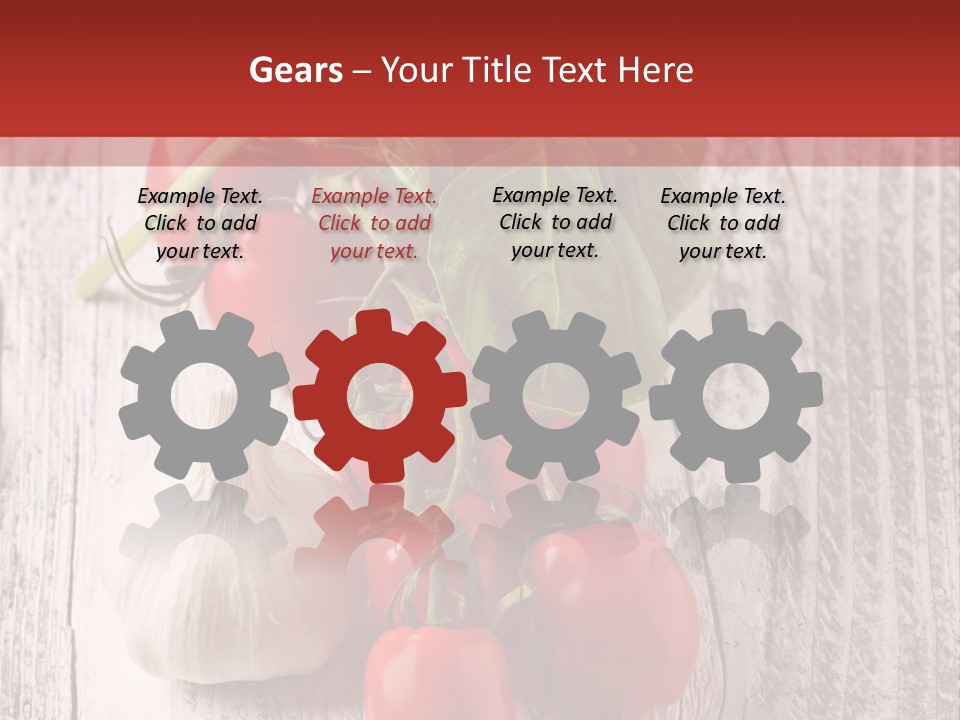 Ripe Vegetable Diet PowerPoint Template