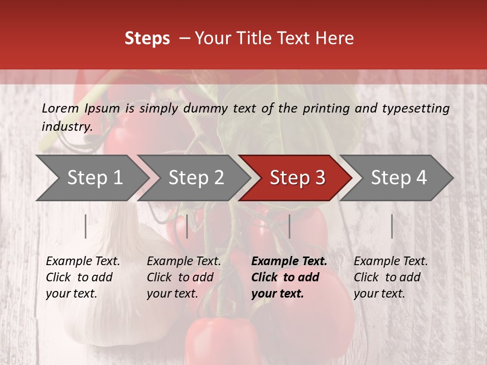 Ripe Vegetable Diet PowerPoint Template