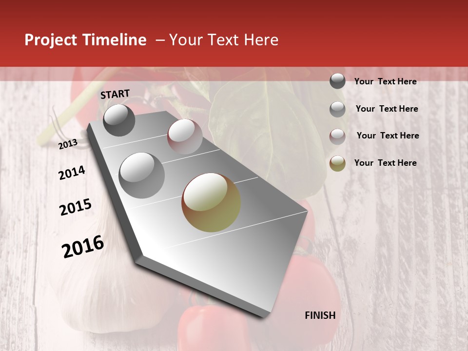 Ripe Vegetable Diet PowerPoint Template