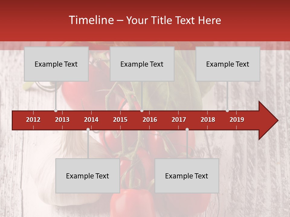 Ripe Vegetable Diet PowerPoint Template