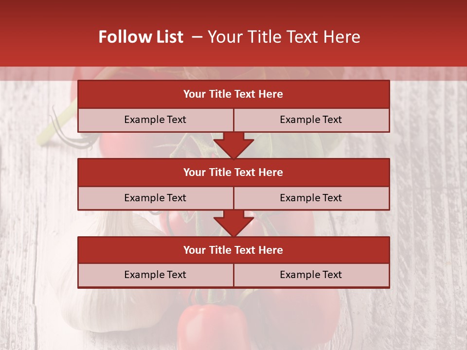 Ripe Vegetable Diet PowerPoint Template