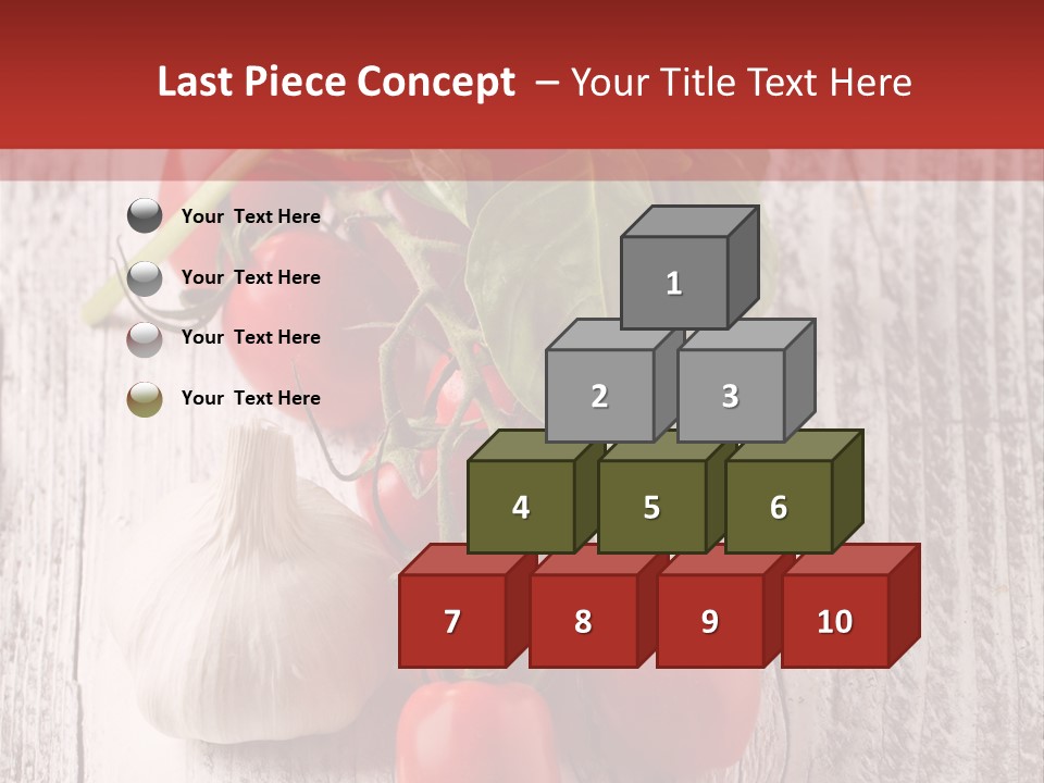 Ripe Vegetable Diet PowerPoint Template