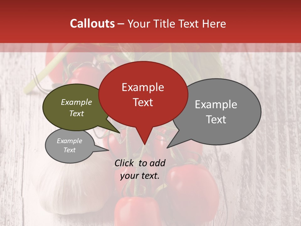Ripe Vegetable Diet PowerPoint Template
