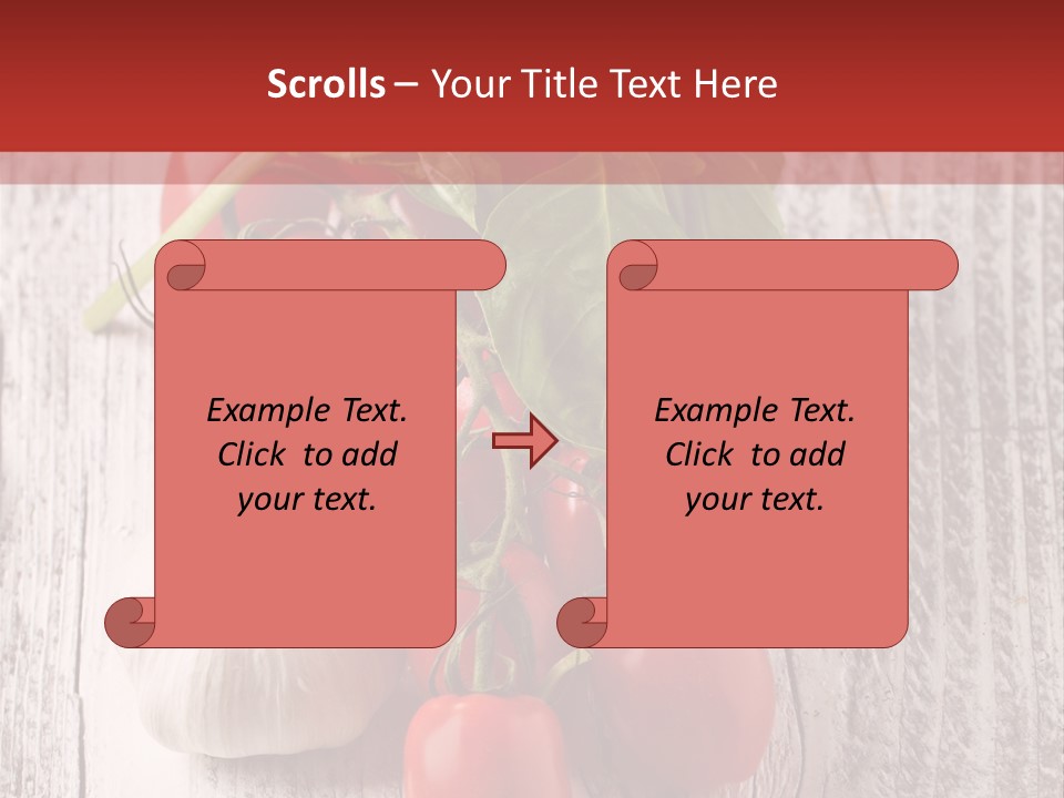 Ripe Vegetable Diet PowerPoint Template