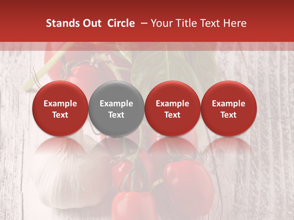 Ripe Vegetable Diet PowerPoint Template