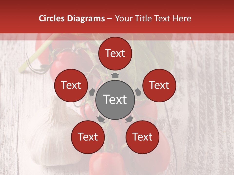 Ripe Vegetable Diet PowerPoint Template