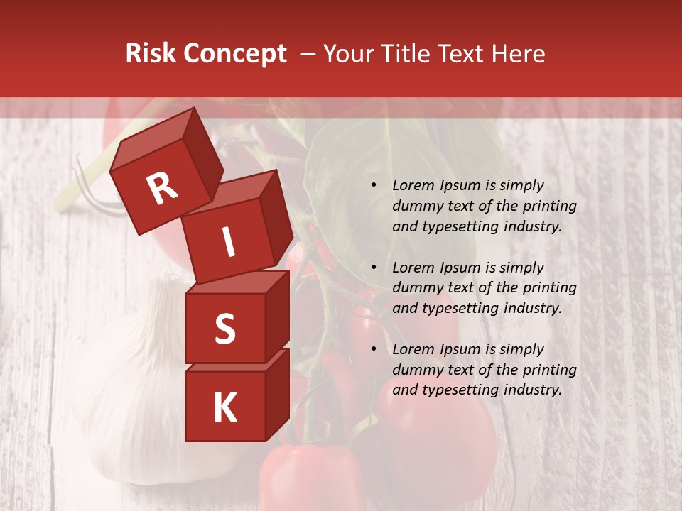 Ripe Vegetable Diet PowerPoint Template