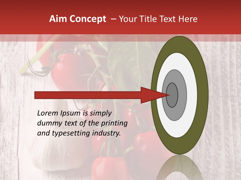 Ripe Vegetable Diet PowerPoint Template