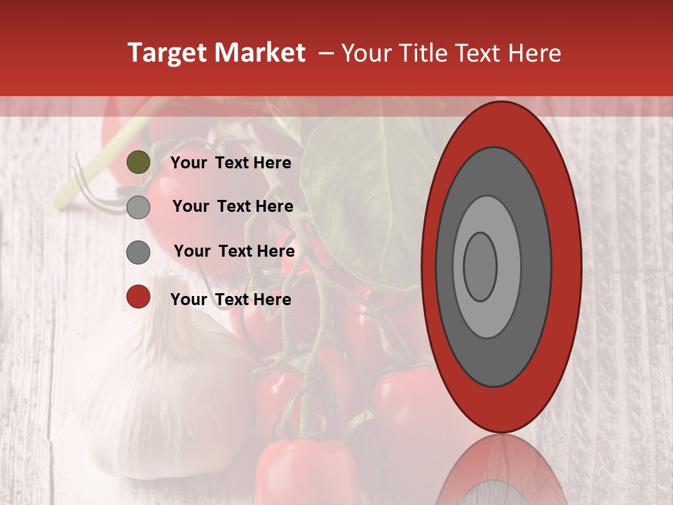 Ripe Vegetable Diet PowerPoint Template