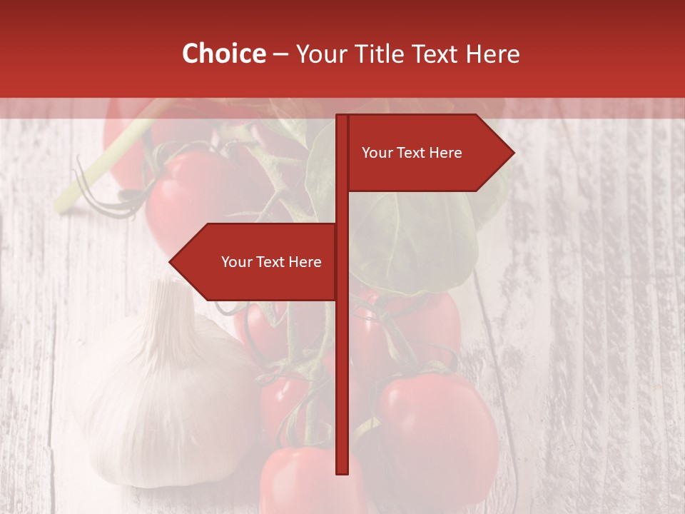 Ripe Vegetable Diet PowerPoint Template