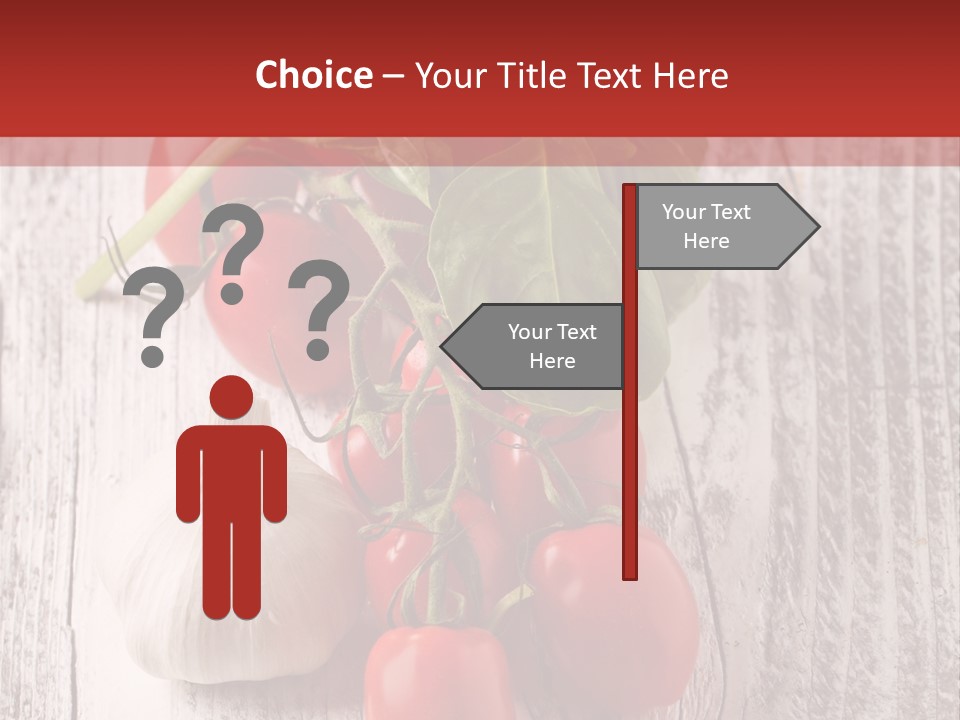 Ripe Vegetable Diet PowerPoint Template