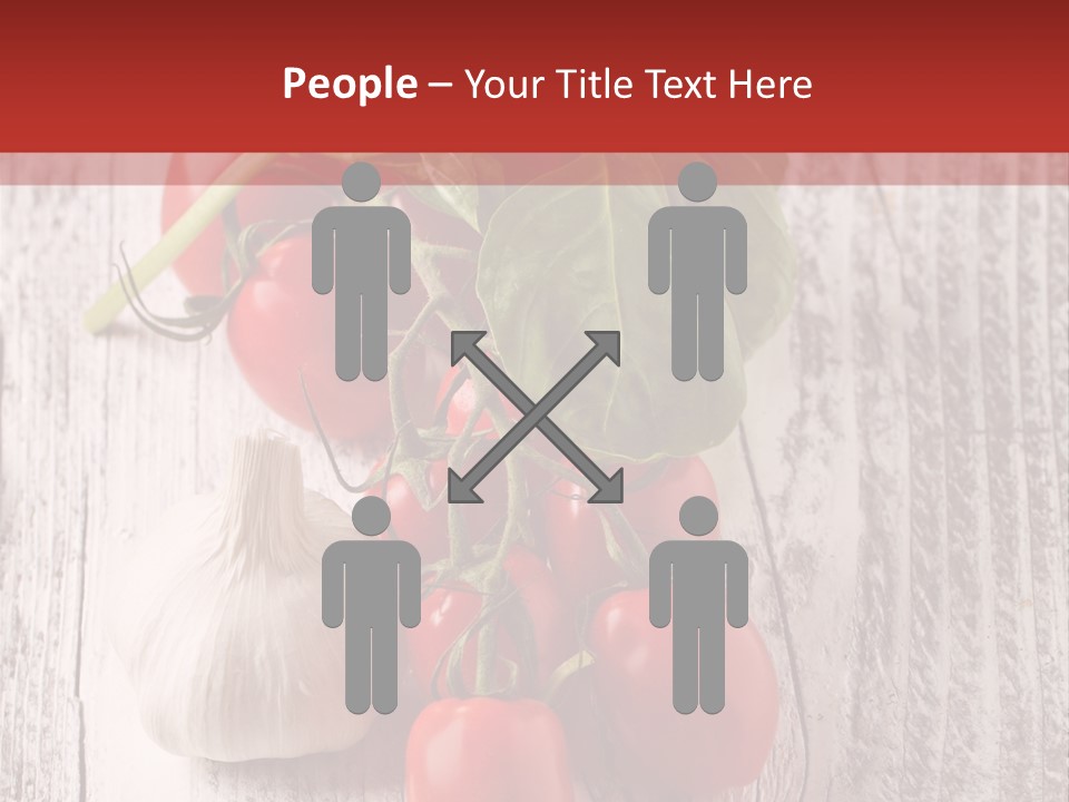 Ripe Vegetable Diet PowerPoint Template