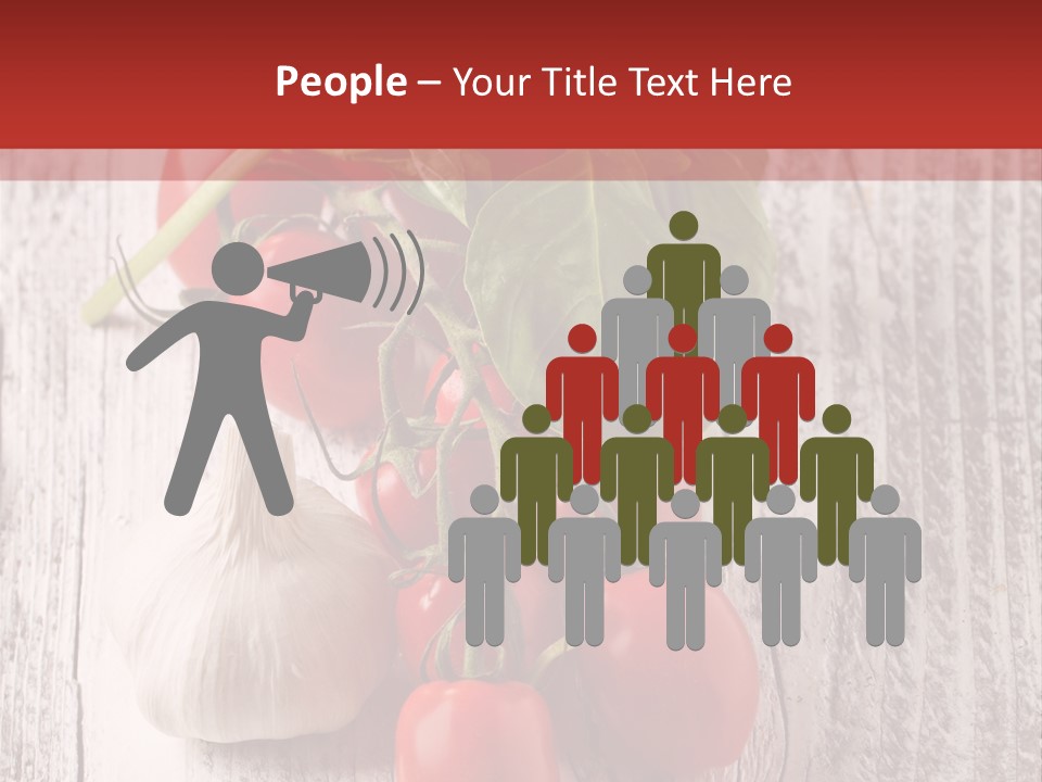 Ripe Vegetable Diet PowerPoint Template