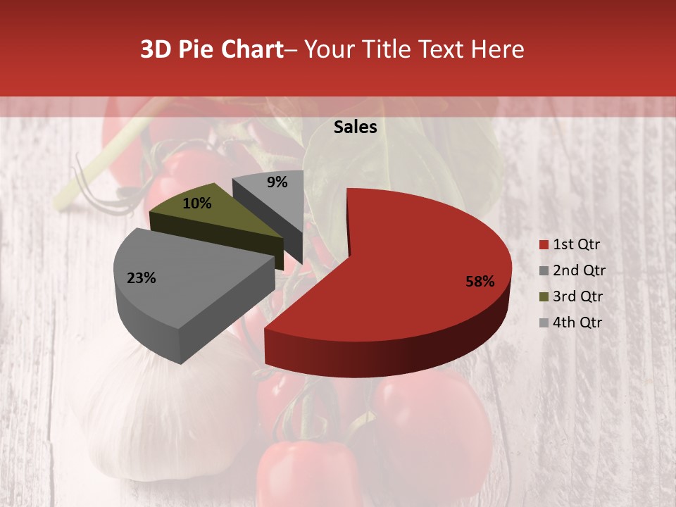 Ripe Vegetable Diet PowerPoint Template