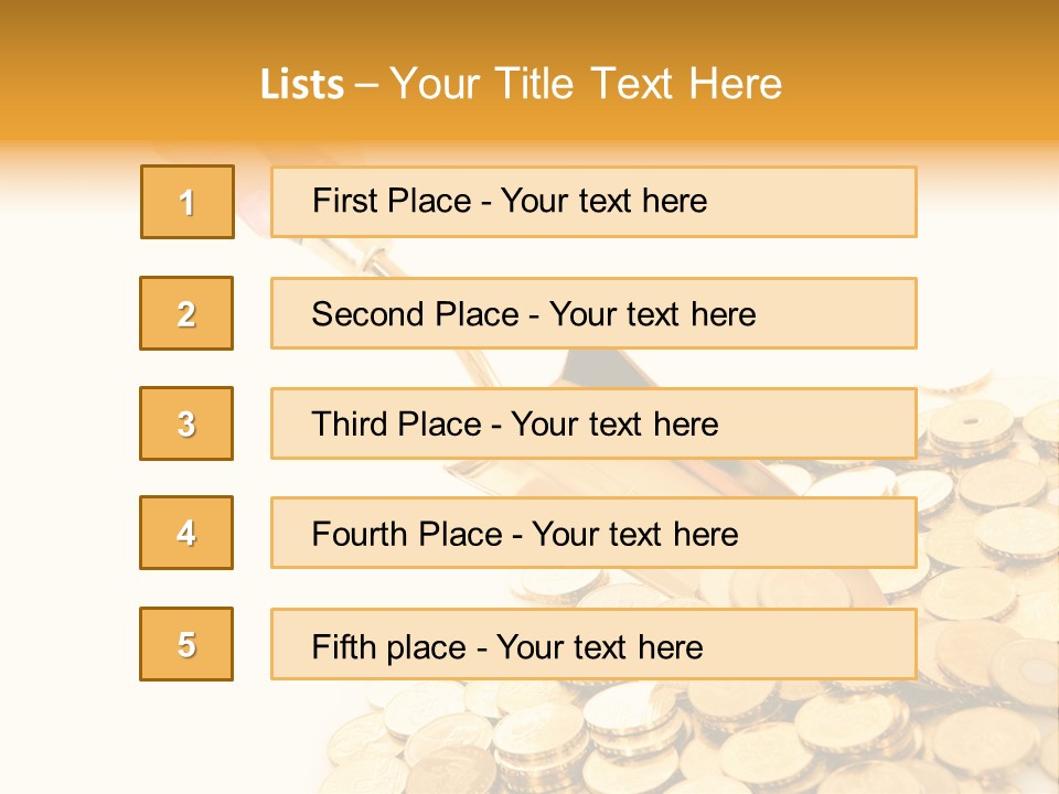 Luxury Currency Monetary PowerPoint Template