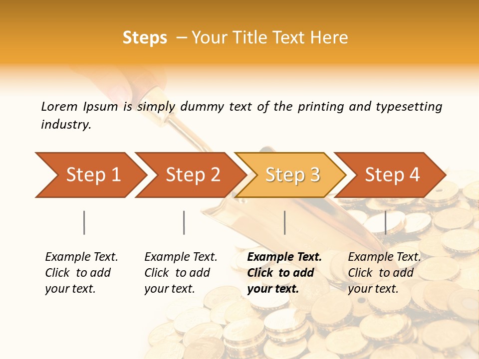 Luxury Currency Monetary PowerPoint Template