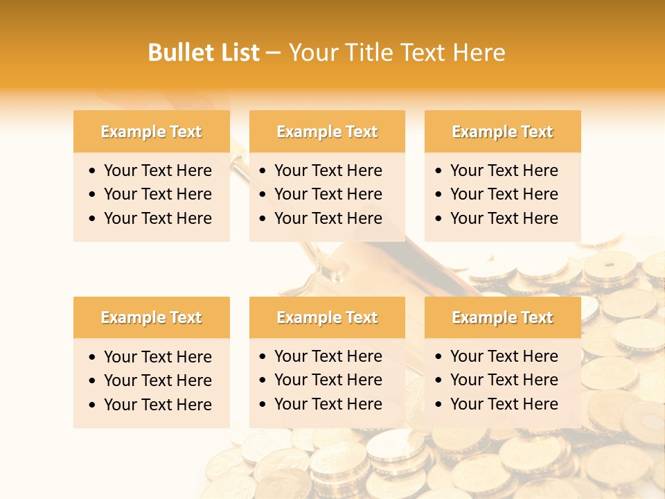 Luxury Currency Monetary PowerPoint Template