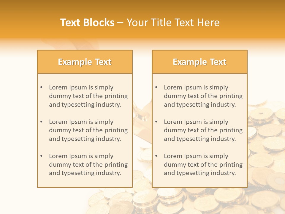 Luxury Currency Monetary PowerPoint Template