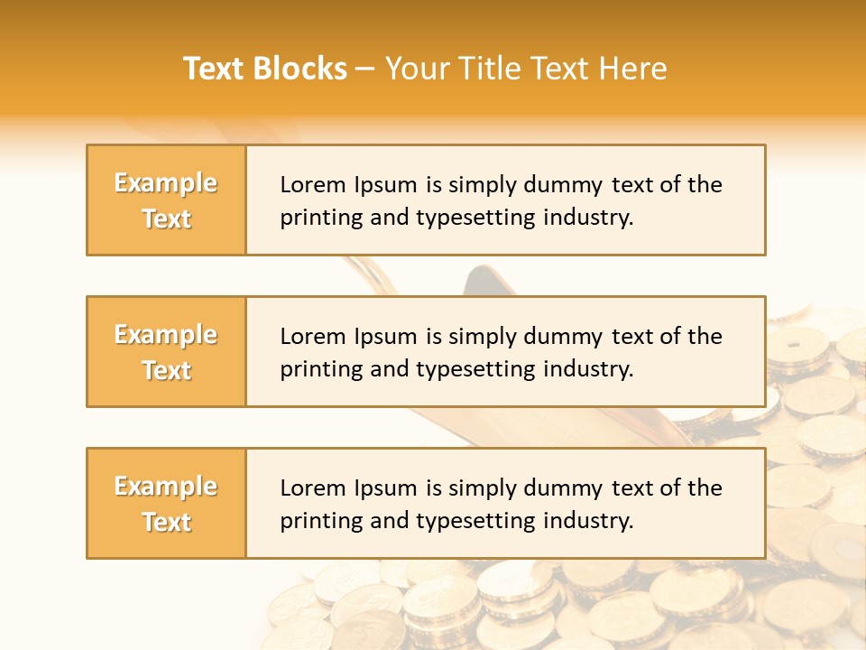 Luxury Currency Monetary PowerPoint Template