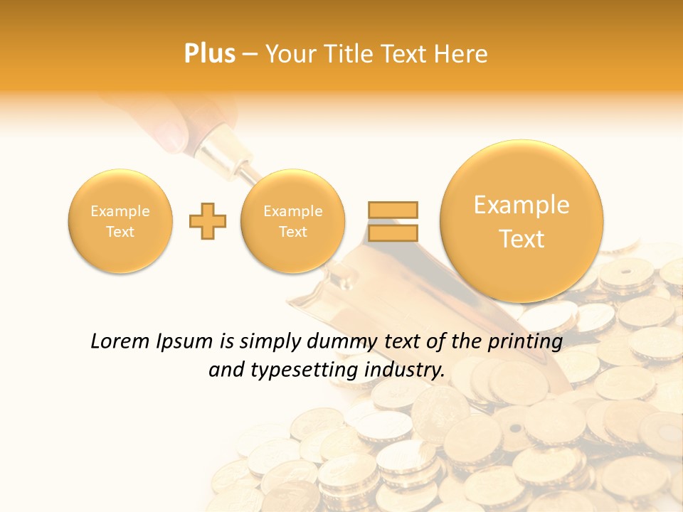 Luxury Currency Monetary PowerPoint Template