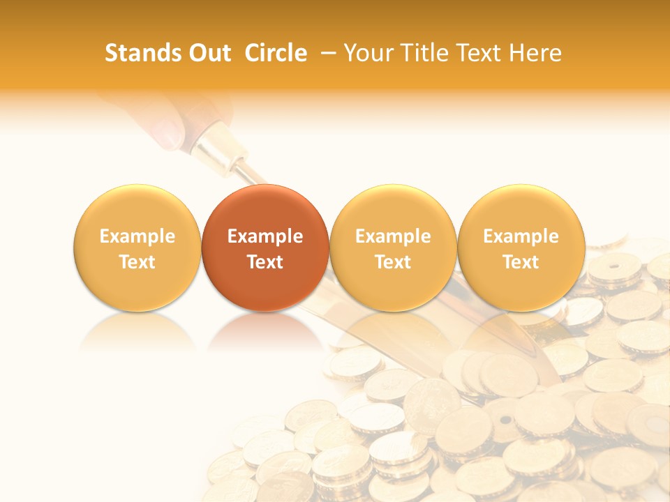 Luxury Currency Monetary PowerPoint Template