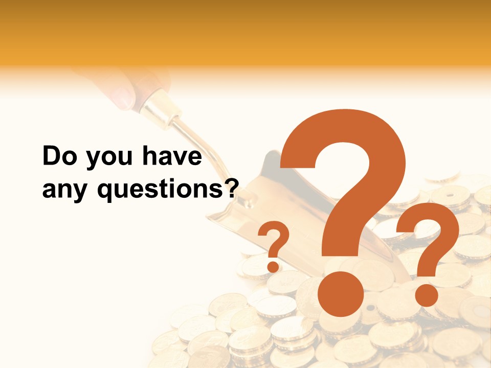 Luxury Currency Monetary PowerPoint Template