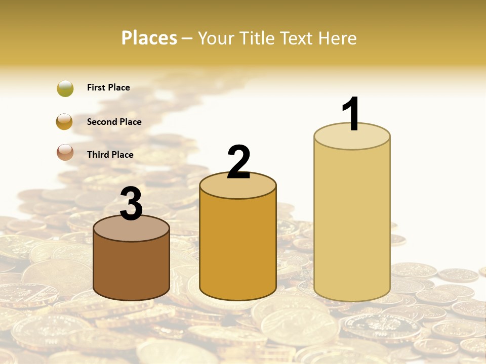 Savings Shy Cent PowerPoint Template