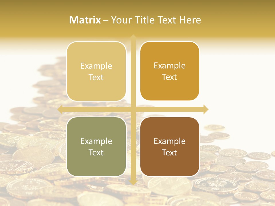 Savings Shy Cent PowerPoint Template