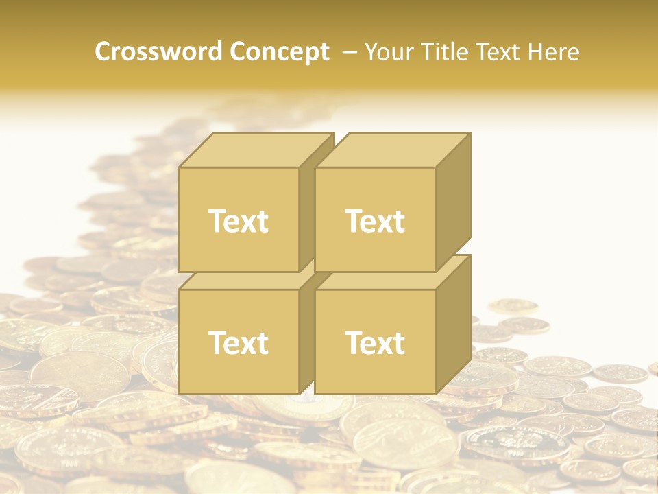 Savings Shy Cent PowerPoint Template