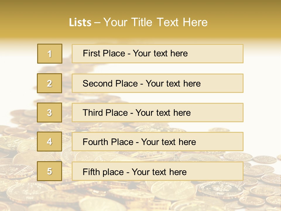 Savings Shy Cent PowerPoint Template
