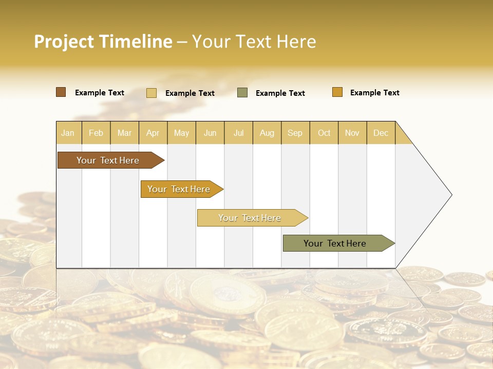 Savings Shy Cent PowerPoint Template