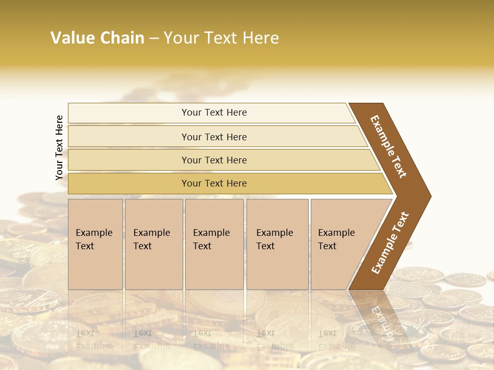 Savings Shy Cent PowerPoint Template